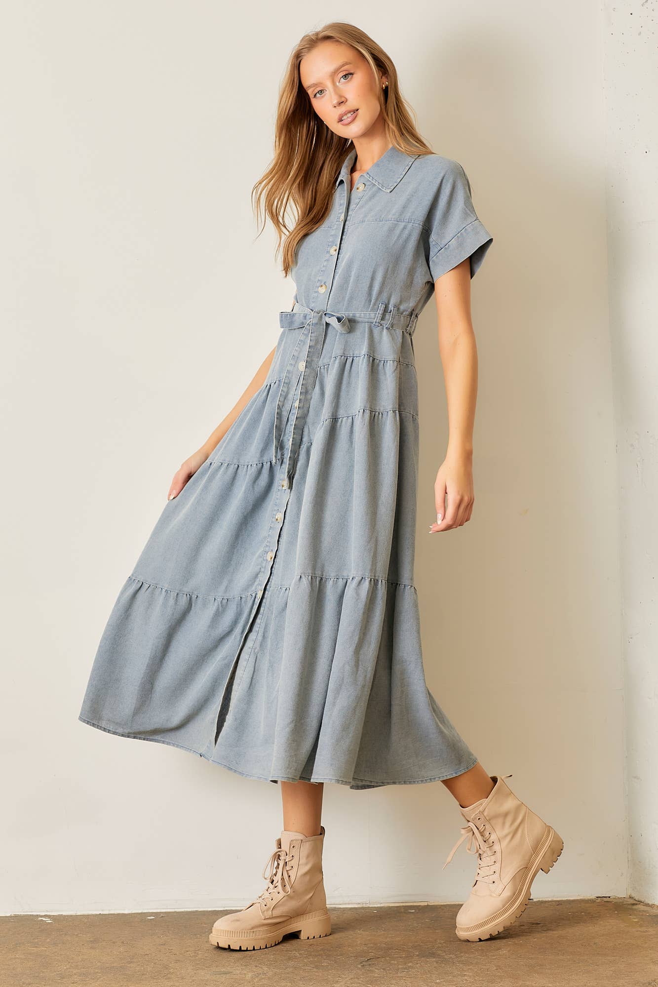 Denim Maxi Dress