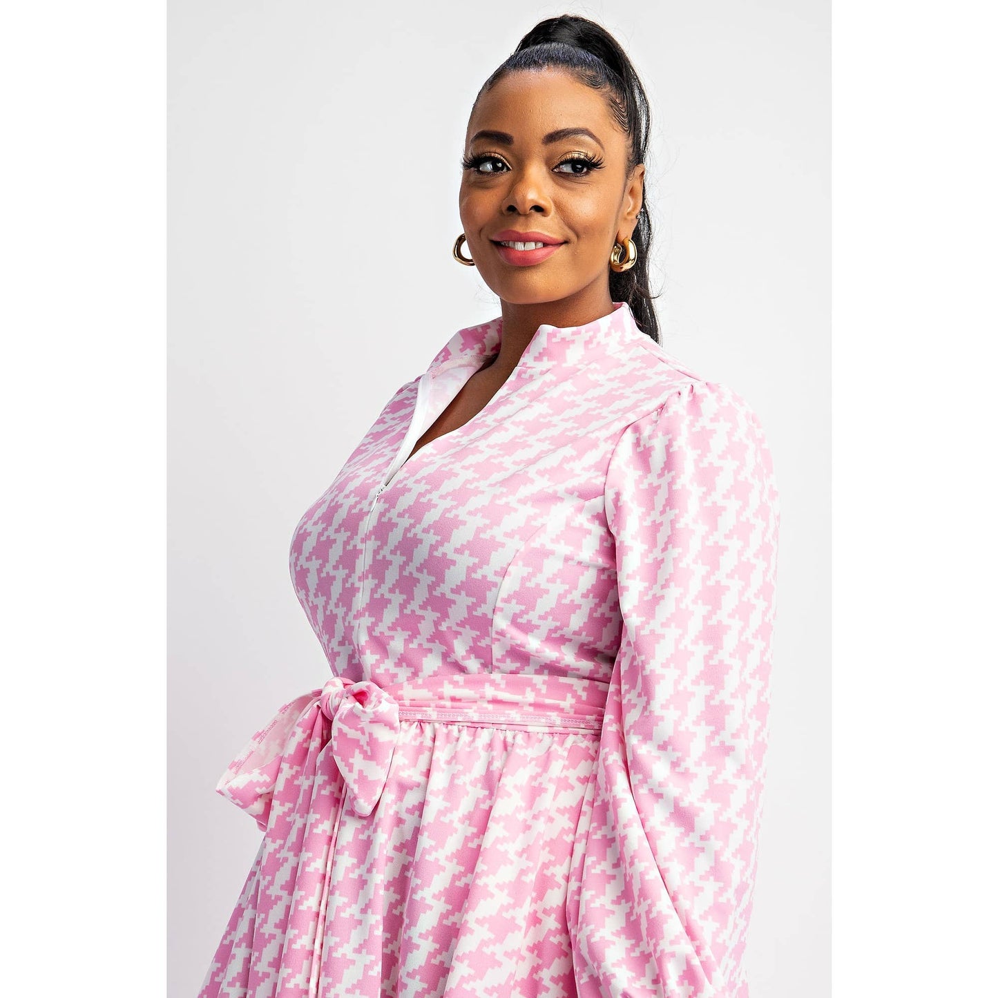 Flirt & Flatter in Houndstooth