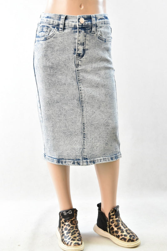 Girls Willow Denim Skirt