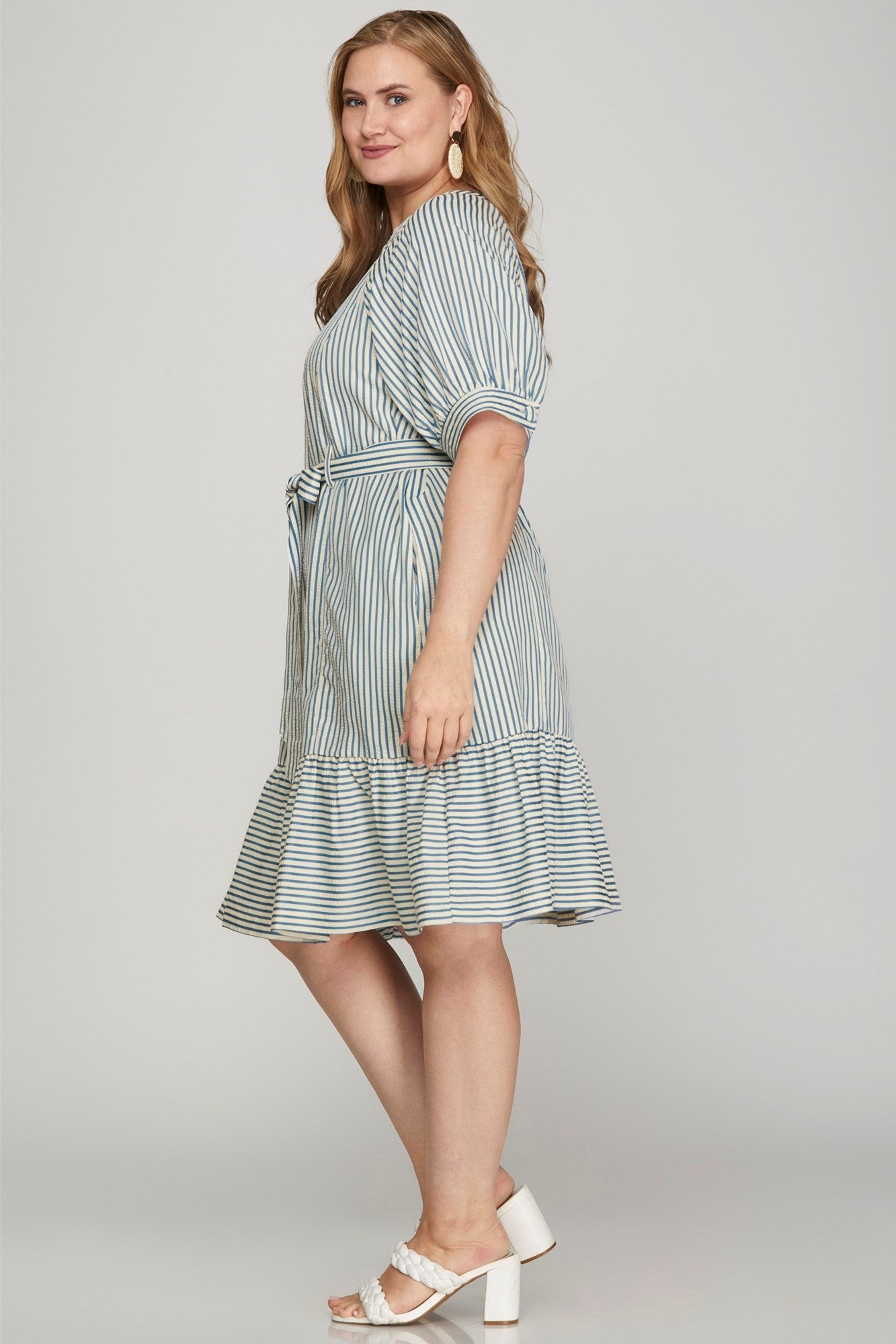 Striped Woven Dress