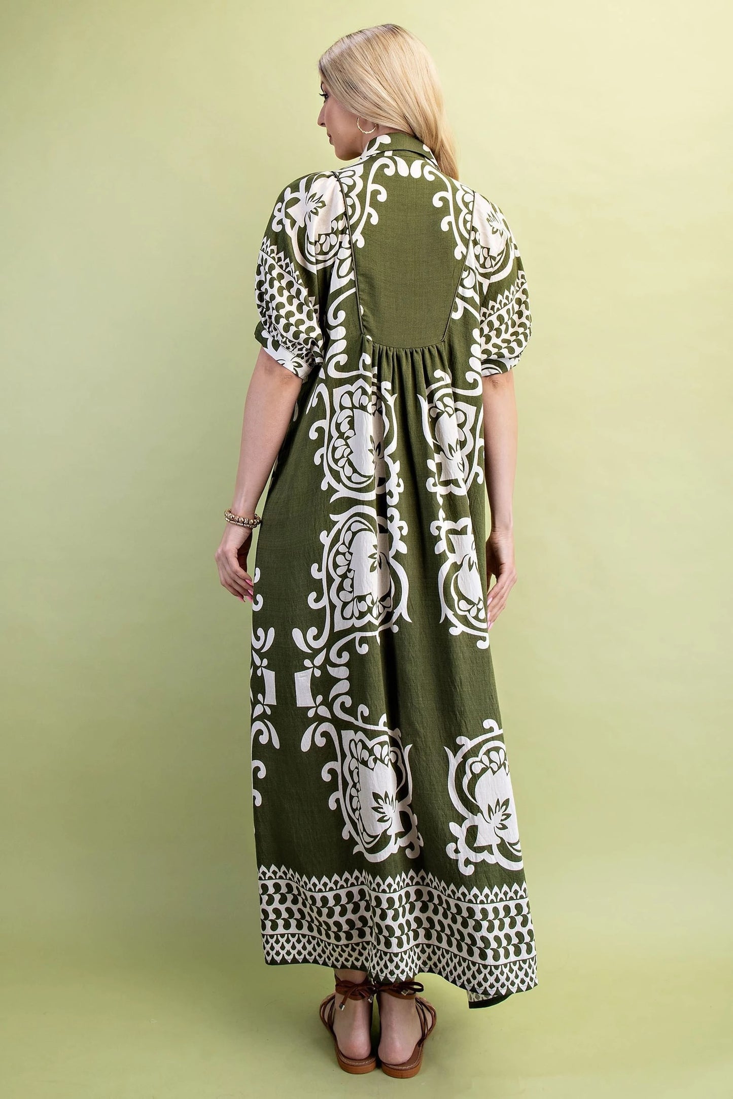 Olive Blossom Maxi