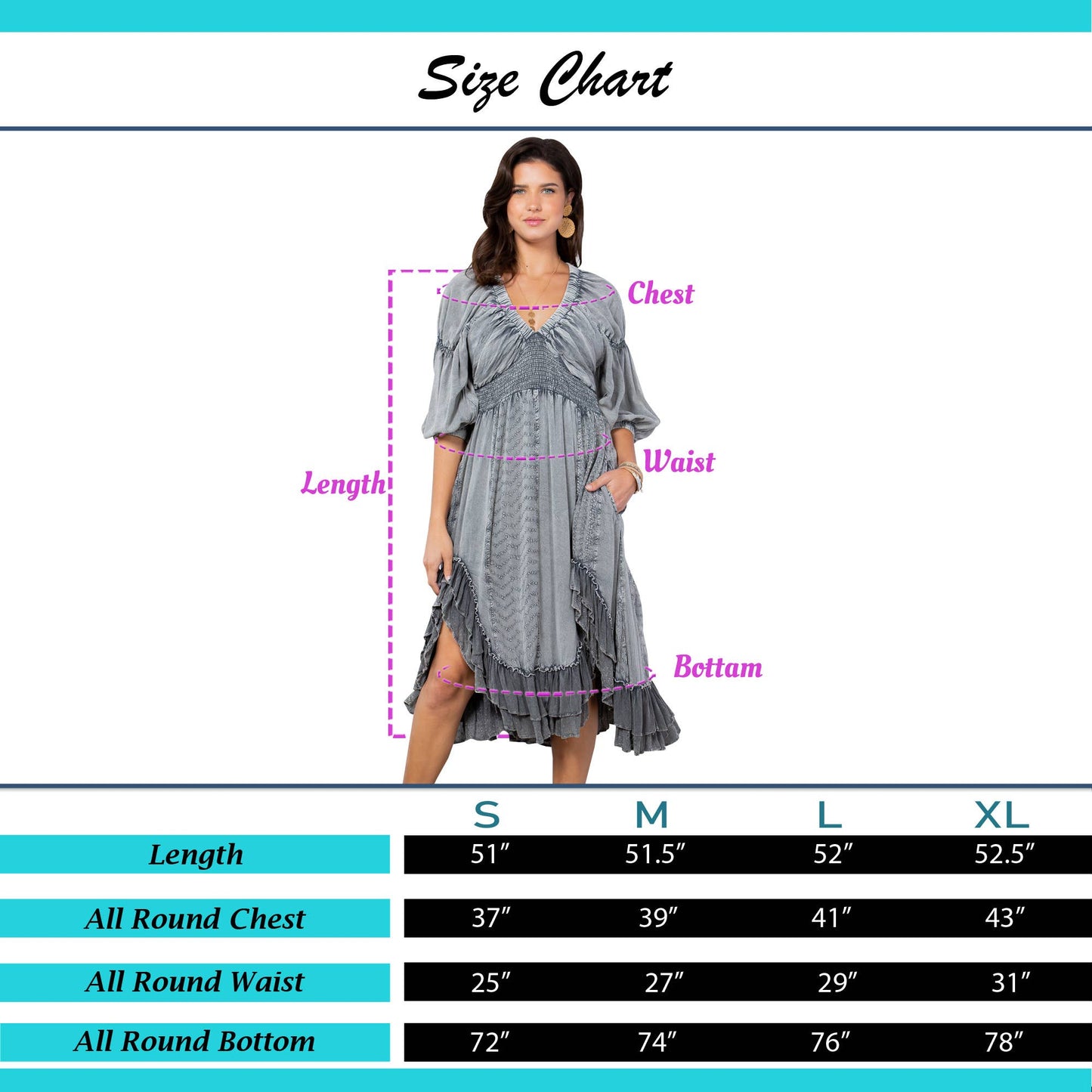 Denim Fusion: Tiered Aari Work Mid-Length Dress with Lace