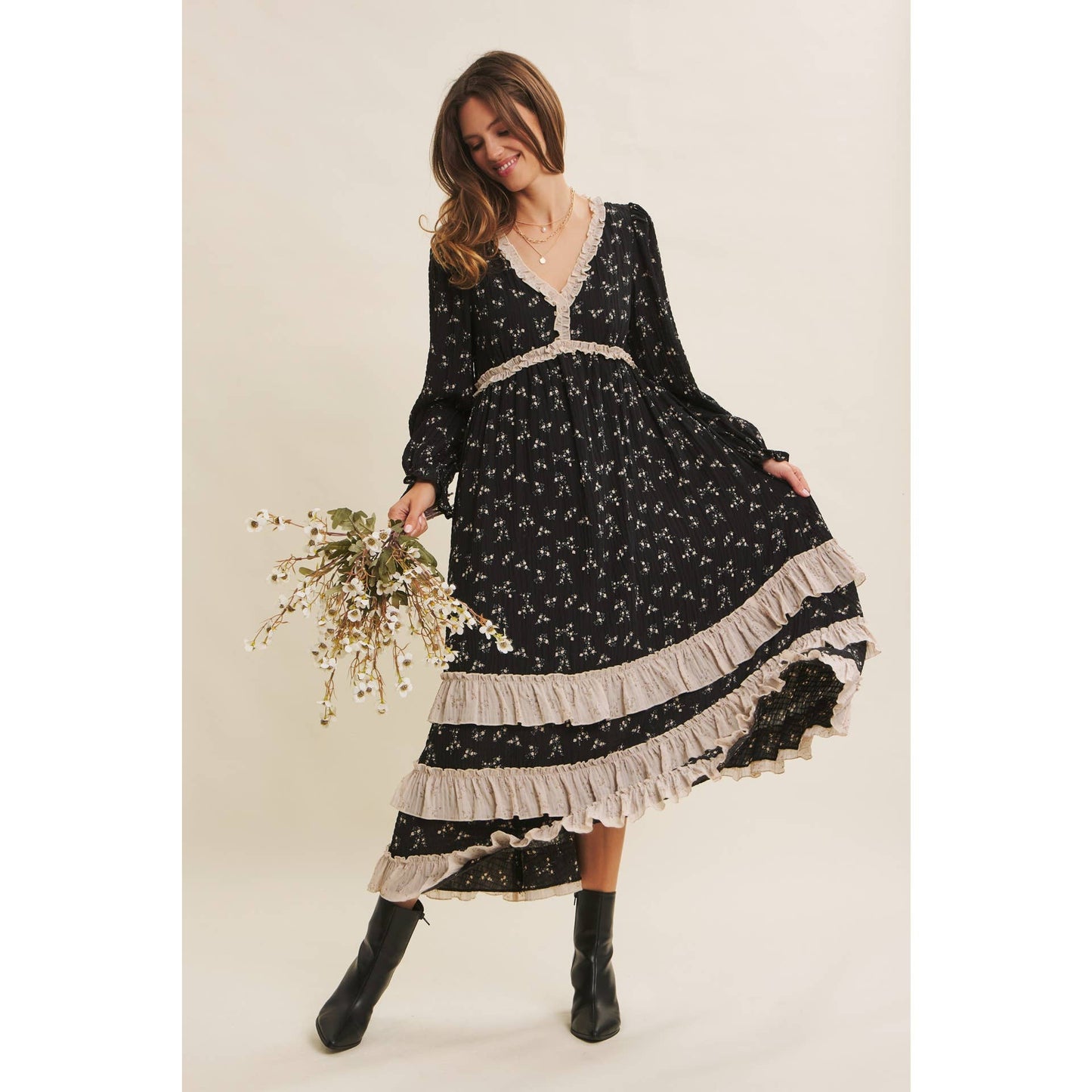 Prairie Romance Maxi Dress