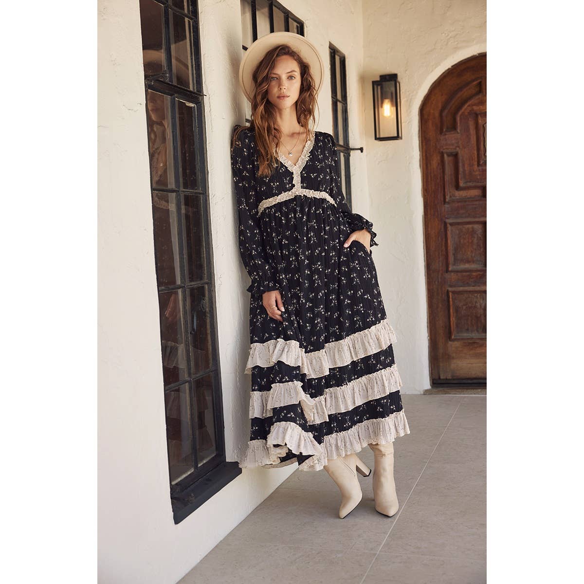 Prairie Romance Maxi Dress