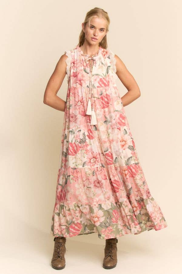 Pretty in Pink Maxi Dress