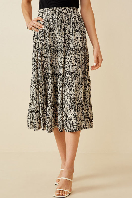 Botanical Print Skirt