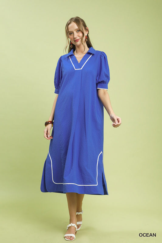 Ocean Breeze Midi Dress