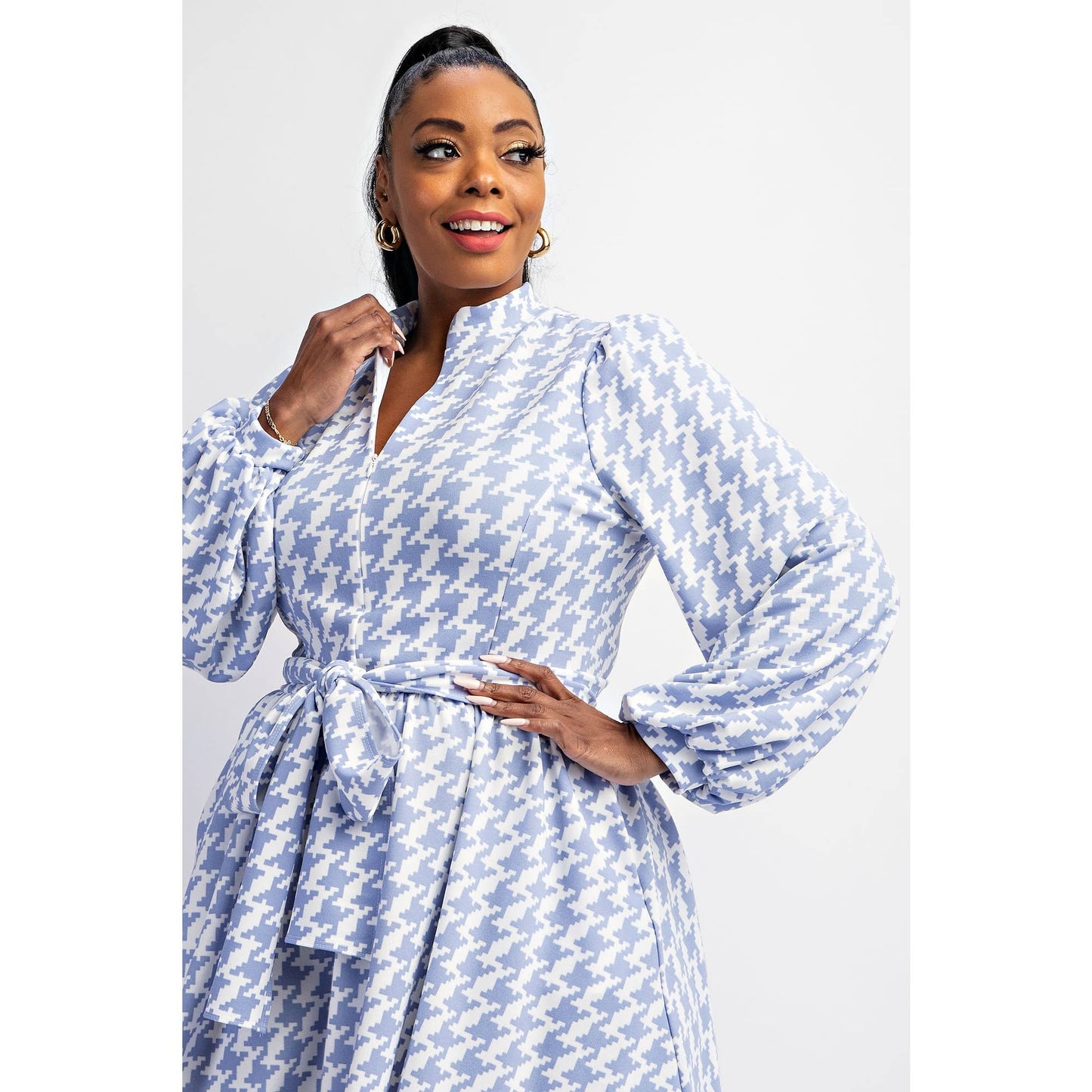 Flirt & Flatter in Houndstooth