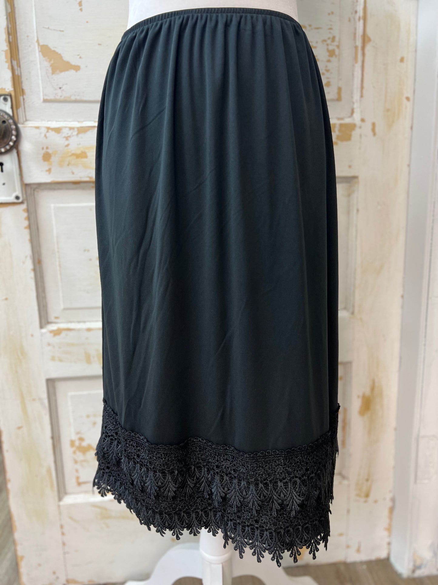 Girls Skirt Extenders with Lace Trim | Handmade Half Slip for Modesty
