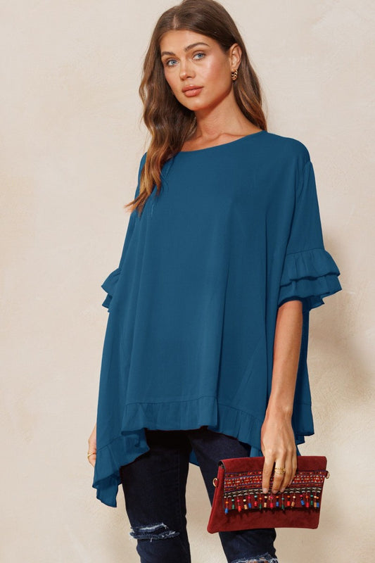 Tasha Ruffle Top