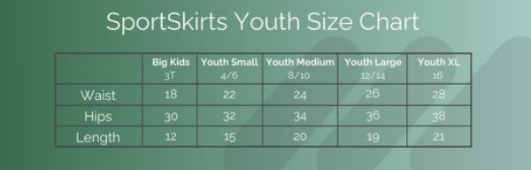 Girls' Modest Athletic Skirt with Built-in Shorts