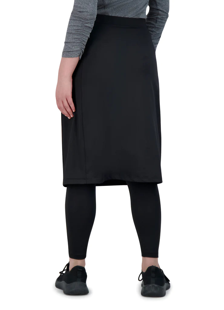 Modest Ankle-Length Skirted Leggings with Pocket | Sport & Swim