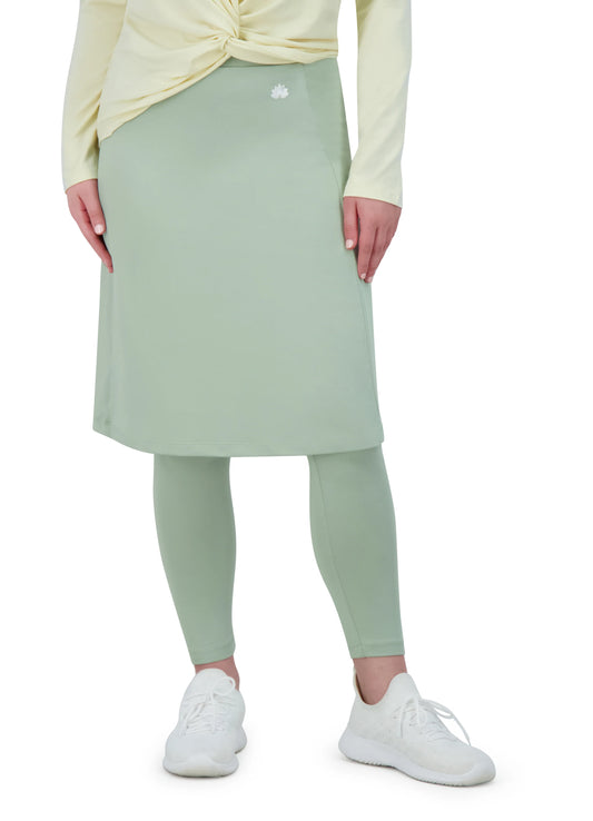 Modest Ankle-Length Skirted Leggings with Pocket | Sport & Swim
