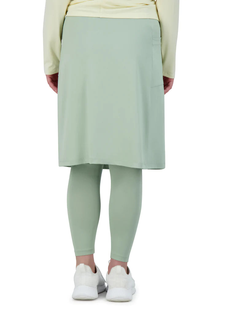 Modest Ankle-Length Skirted Leggings with Pocket | Sport & Swim