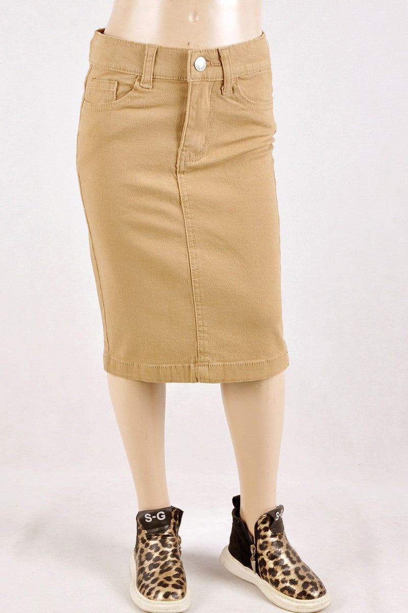 Girls Twill Skirt