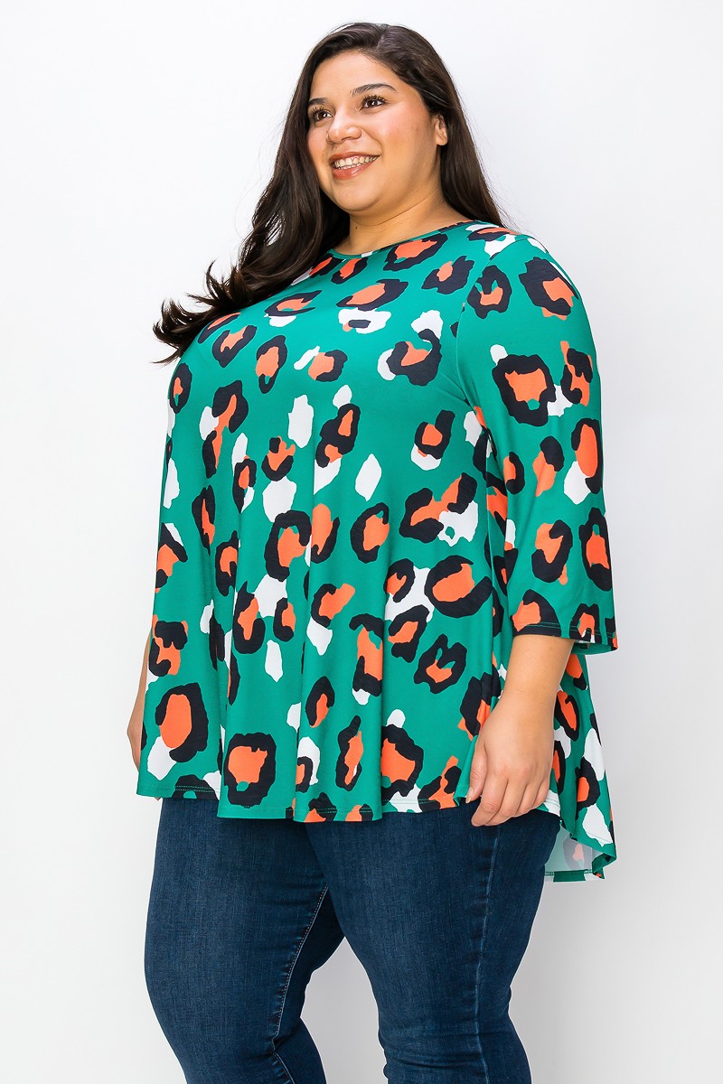 Morgan Leopard Tunic Plus