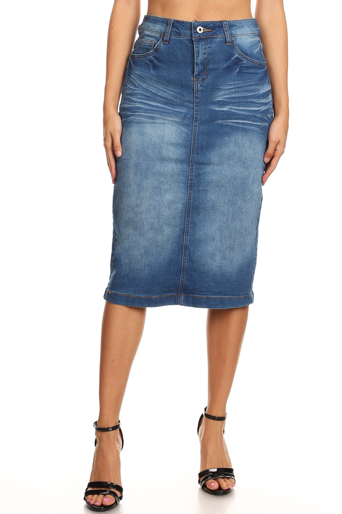 Kaelyn Denim Skirt