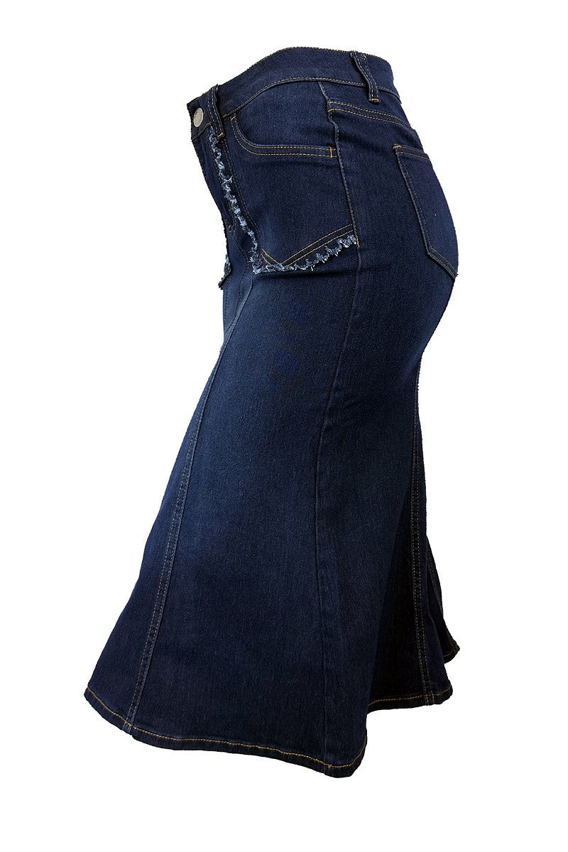 Chasity Denim Skirt