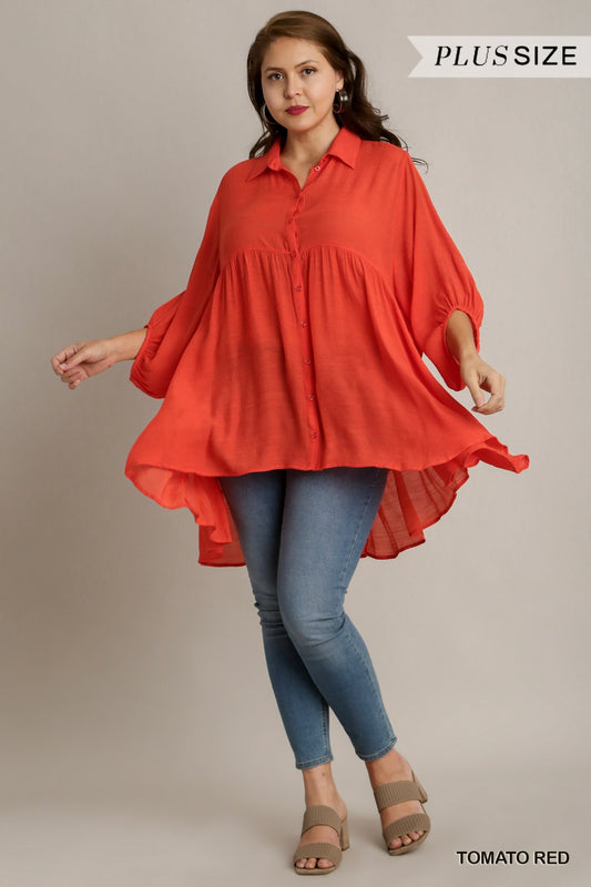 Sheer Tiered Tunic