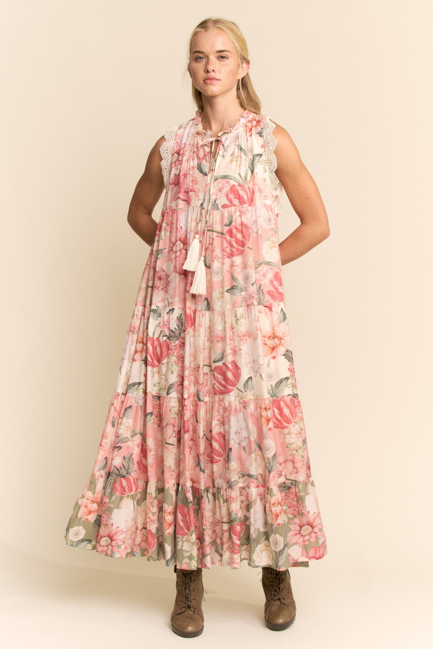 Pretty in Pink Maxi Dress