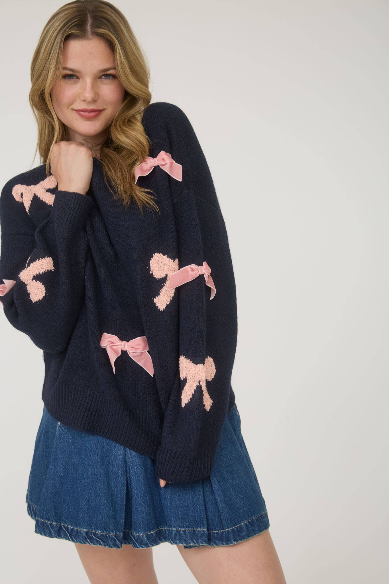 Bow Knit Sweater