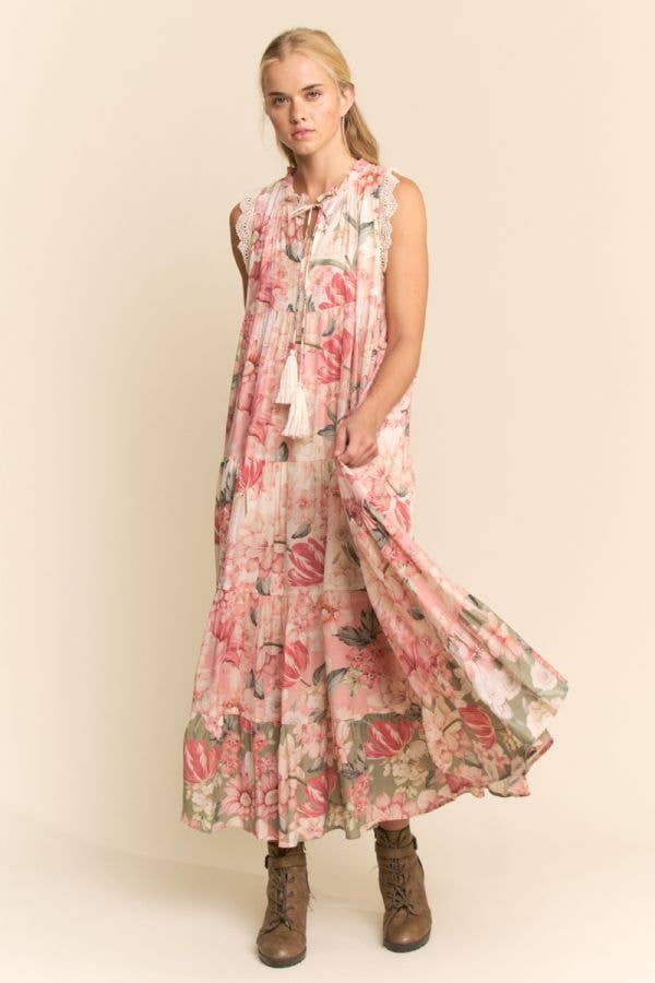 Pretty in Pink Maxi Dress