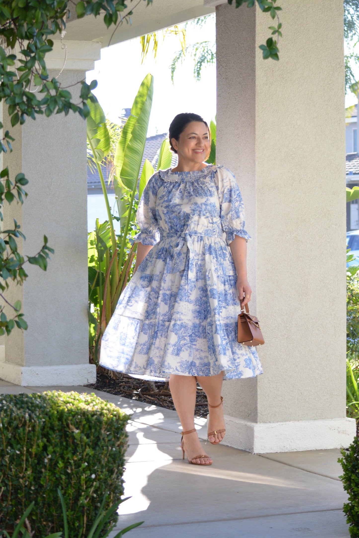 Bleu Toile Dress