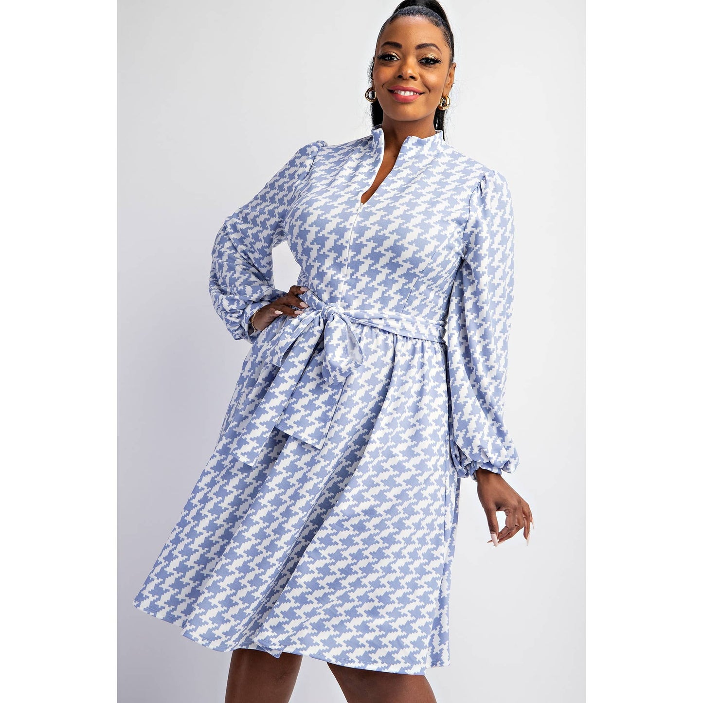 Flirt & Flatter in Houndstooth