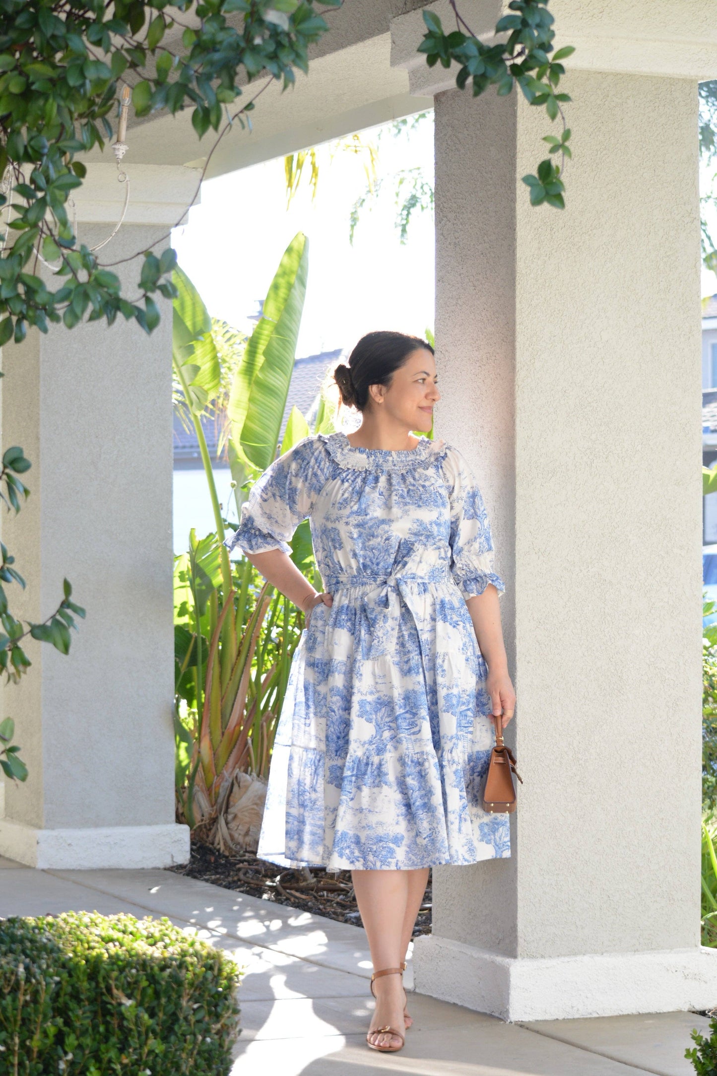 Bleu Toile Dress