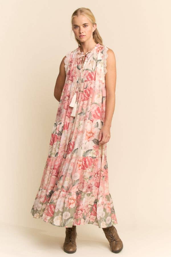 Pretty in Pink Maxi Dress