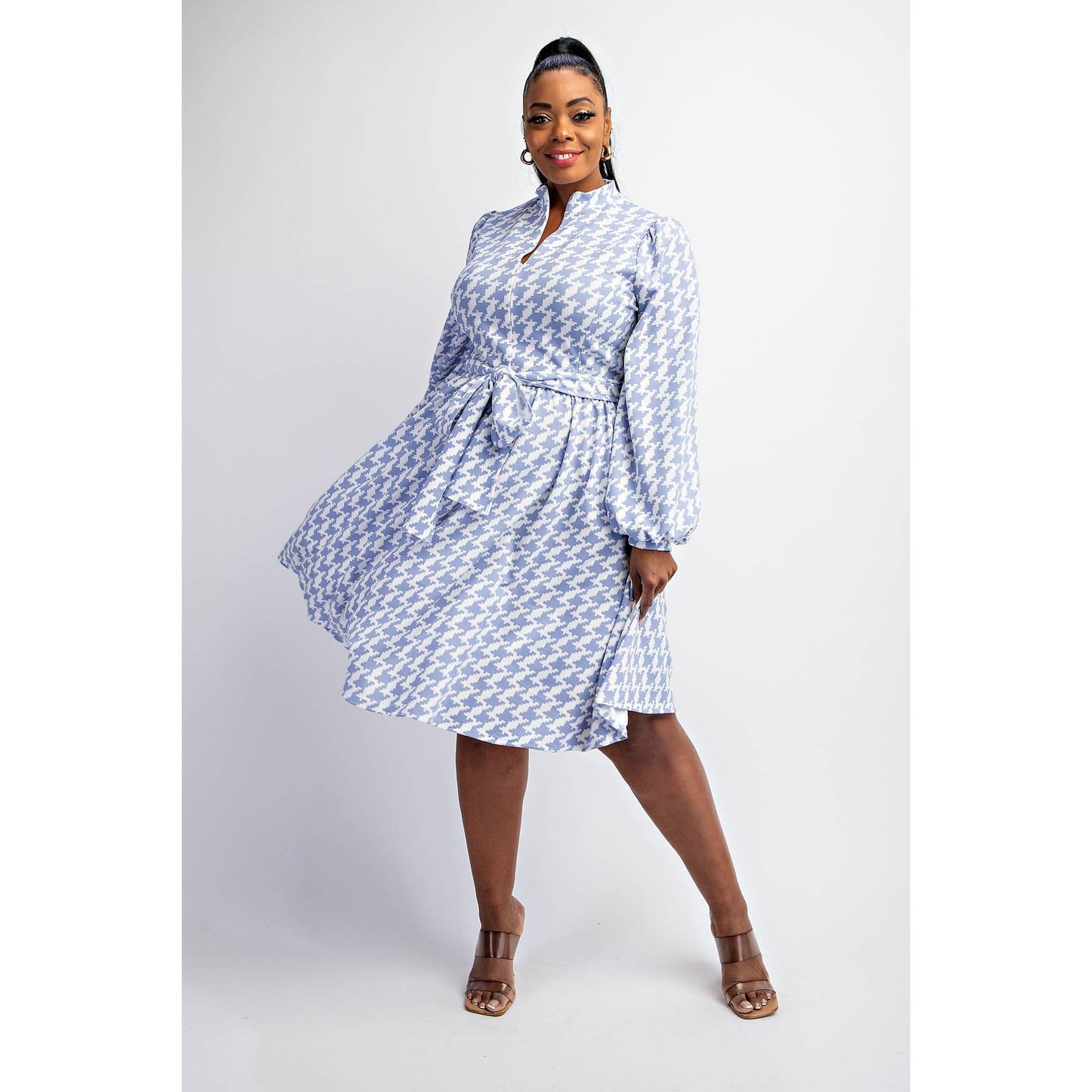 Flirt & Flatter in Houndstooth