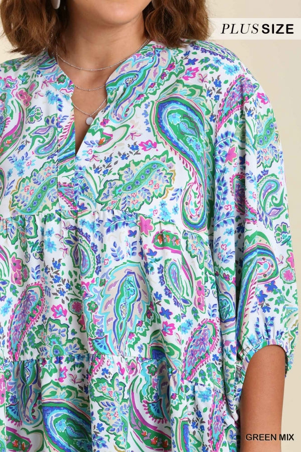 Mae Paisley Tunic Plus