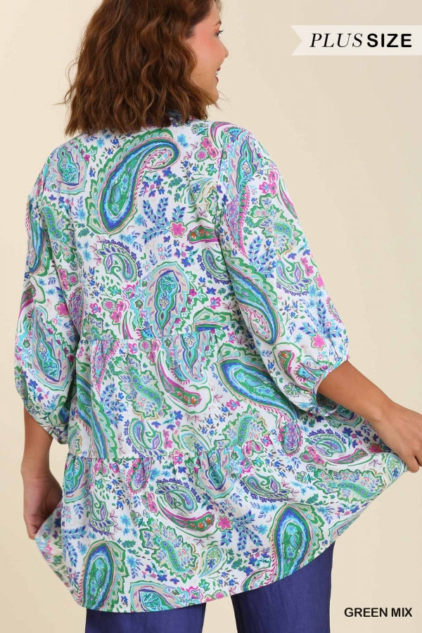 Mae Paisley Tunic Plus