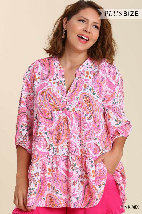 Mae Paisley Tunic Plus