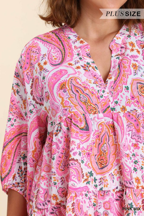 Mae Paisley Tunic Plus