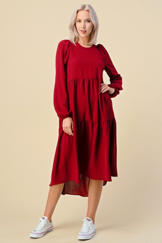 Midi Woven Dress