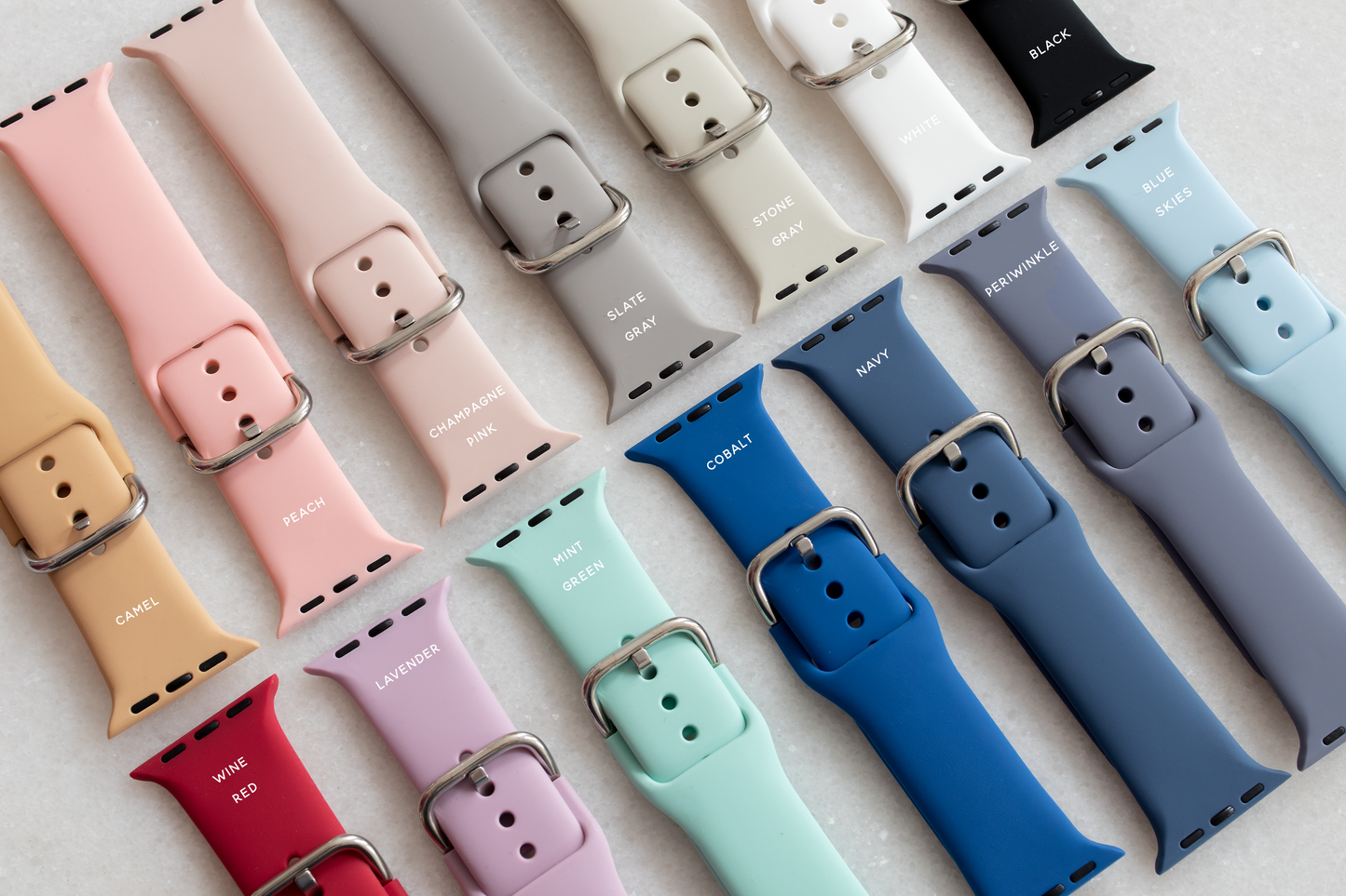 Engraved Silicone Watch Bands