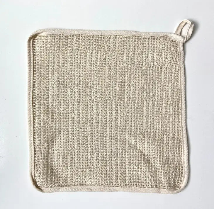 Natural Sisal Exfoliating Washcloth & Body Scrubber for Shower – Gentle Deep Skin Cleansing