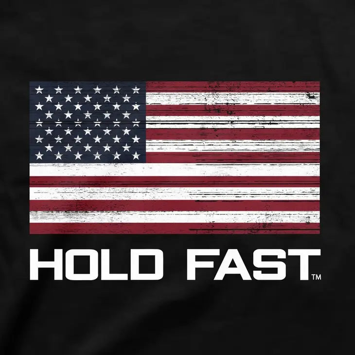 Mens Hold Fast Flag T-shirt