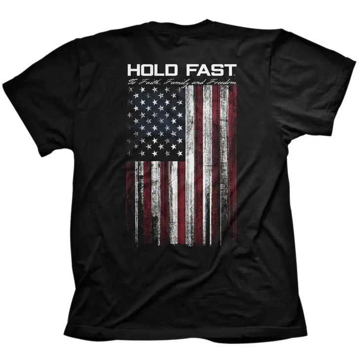 Mens Hold Fast Flag T-shirt