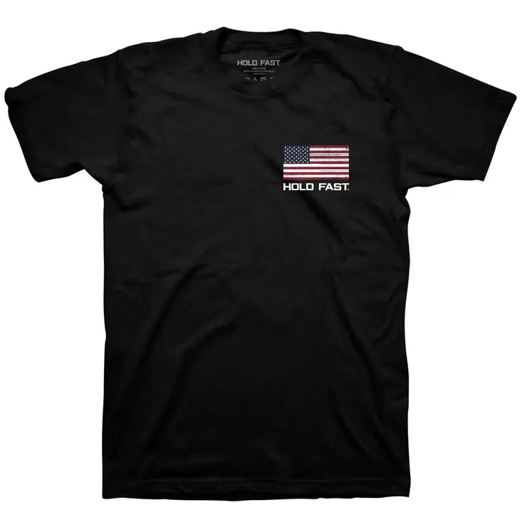 Mens Hold Fast Flag T-shirt