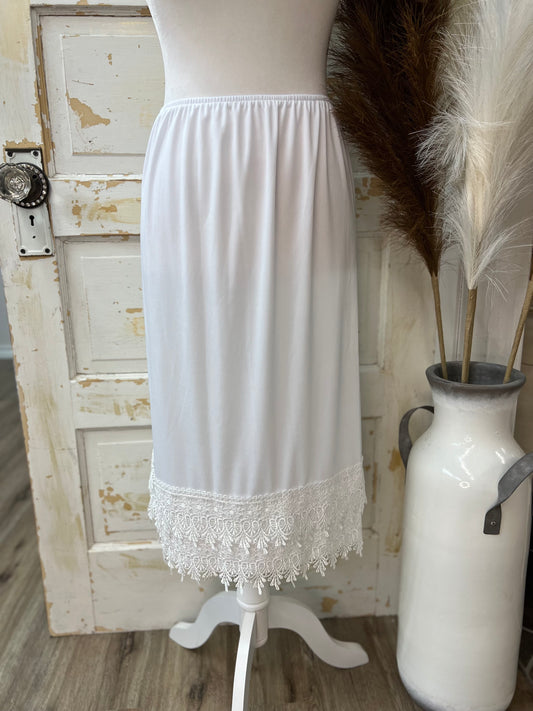 Teardrop Lace Skirt Extender (27" Length)