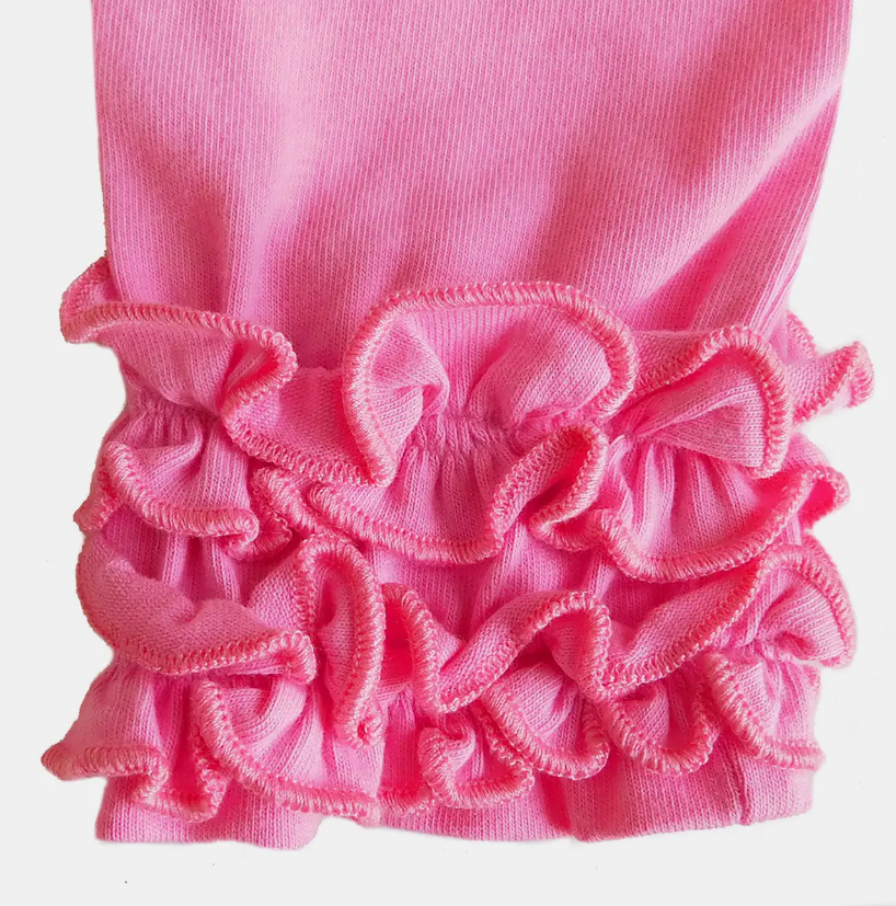 Soft Cotton Ruffle Leggings for Toddlers & Girls | Cute Butt Ruffles (2T-3T) & Ankle Detail