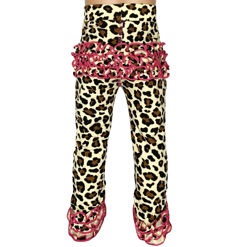 Soft Cotton Ruffle Leggings for Toddlers & Girls | Cute Butt Ruffles (2T-3T) & Ankle Detail