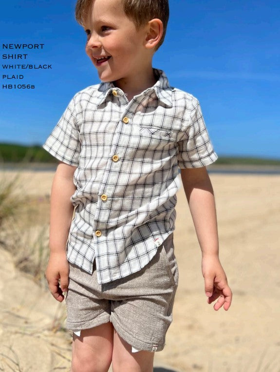 Hugo Boys' Cotton Twill Chino Shorts - Adjustable Waist