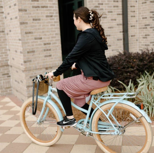 Modest Athletic Skirt with Shorts - Black Activewear Skirt