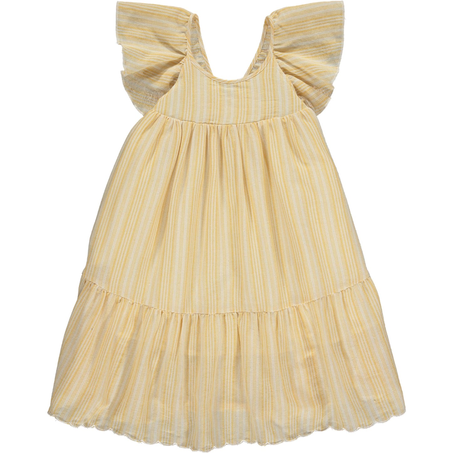 Joplin Girls' Butter Dress - Tassel, Ruffle & Striped Summer Style
