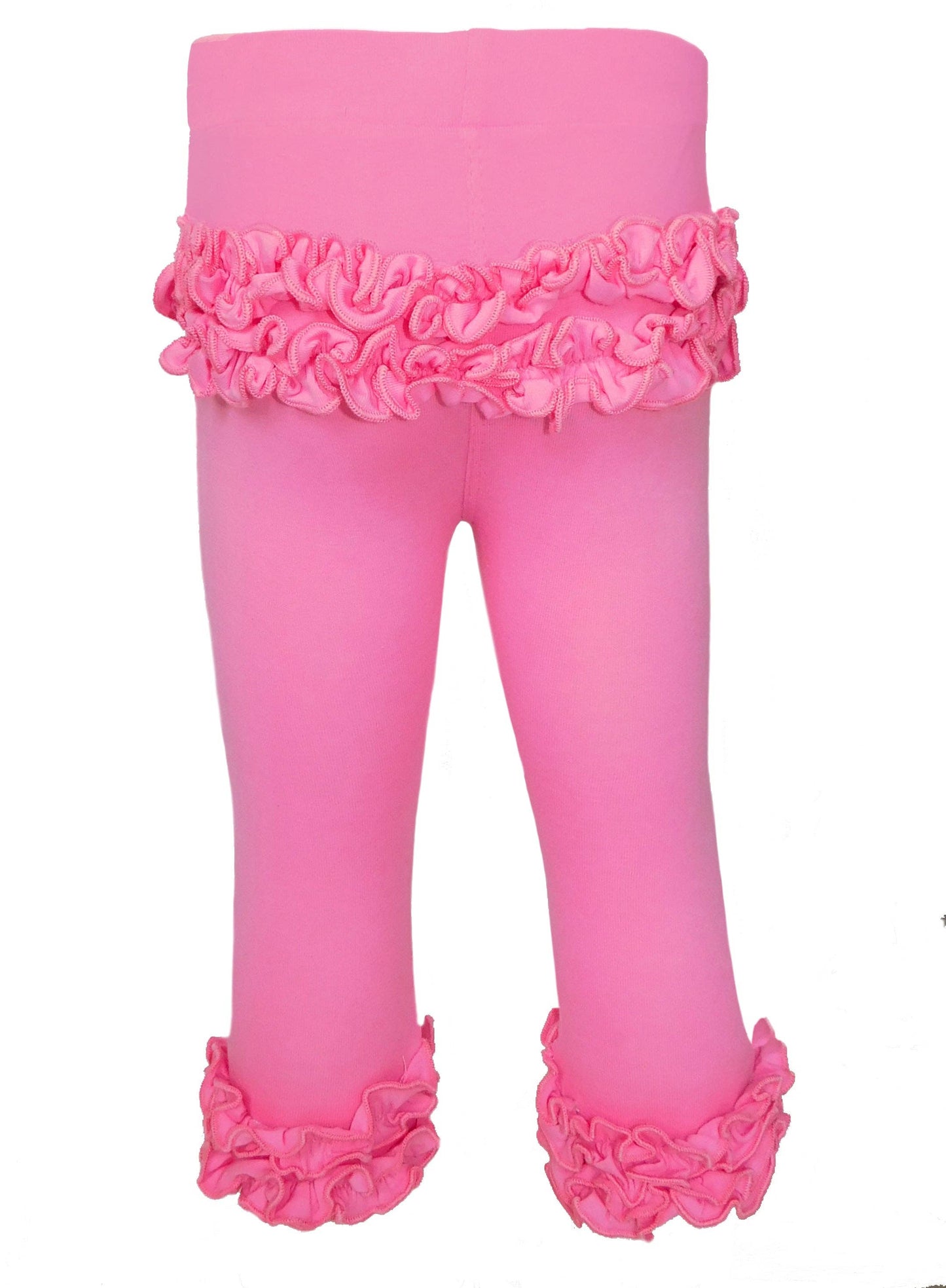Soft Cotton Ruffle Leggings for Toddlers & Girls | Cute Butt Ruffles (2T-3T) & Ankle Detail