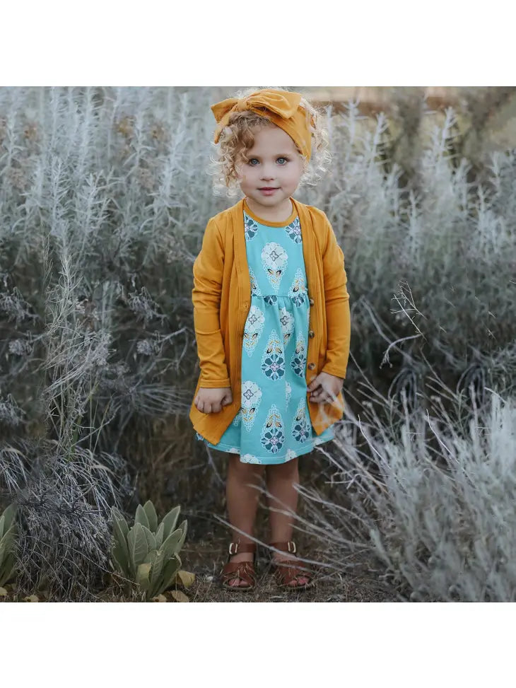Toddler & Kids Knit Cardigan - Unisex Cotton Blend Sweater - Dark Mocha