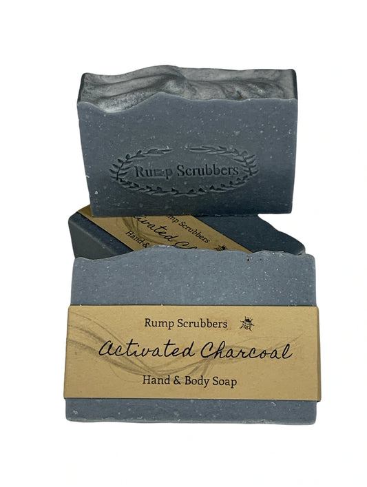 Unscented Activated Charcoal Soap Bar for Sensitive & Acne Prone Skin